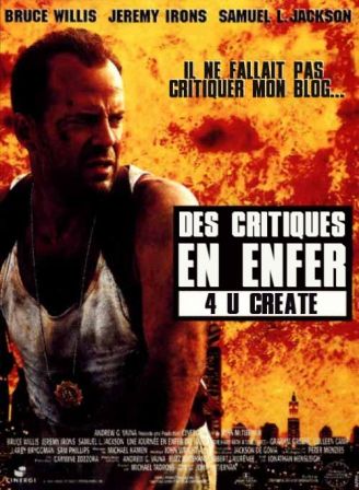 des critiques en enfer, afiche de Die Hard 3 détournée